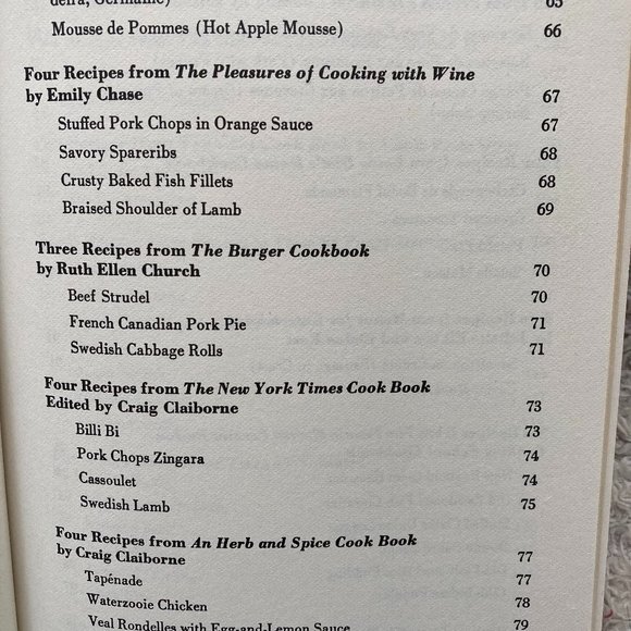 GREAT RECIPES -WORLD'S GREAT COOKS inc-Julia Child -James Beard -Craig Claiborne - Picture 9 of 14